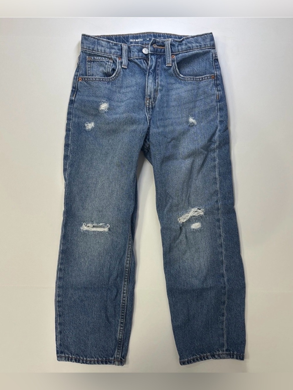 Old Navy High-Rise Slouchy Straight Light Blue Jeans